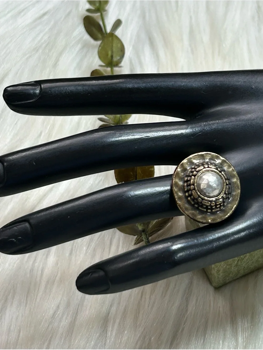 Premier Designs Bronze Tone Dome Ring